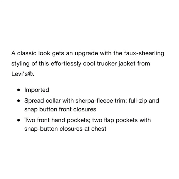 Levi’s Sherpa Faux Suede Trucker Jacket - Picture 4 of 9